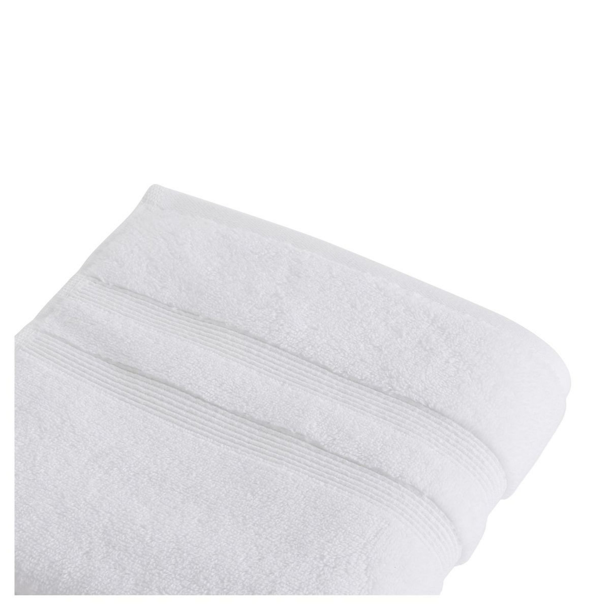 ACTUEL Serviette invité unie en coton tissé 500 g/m²