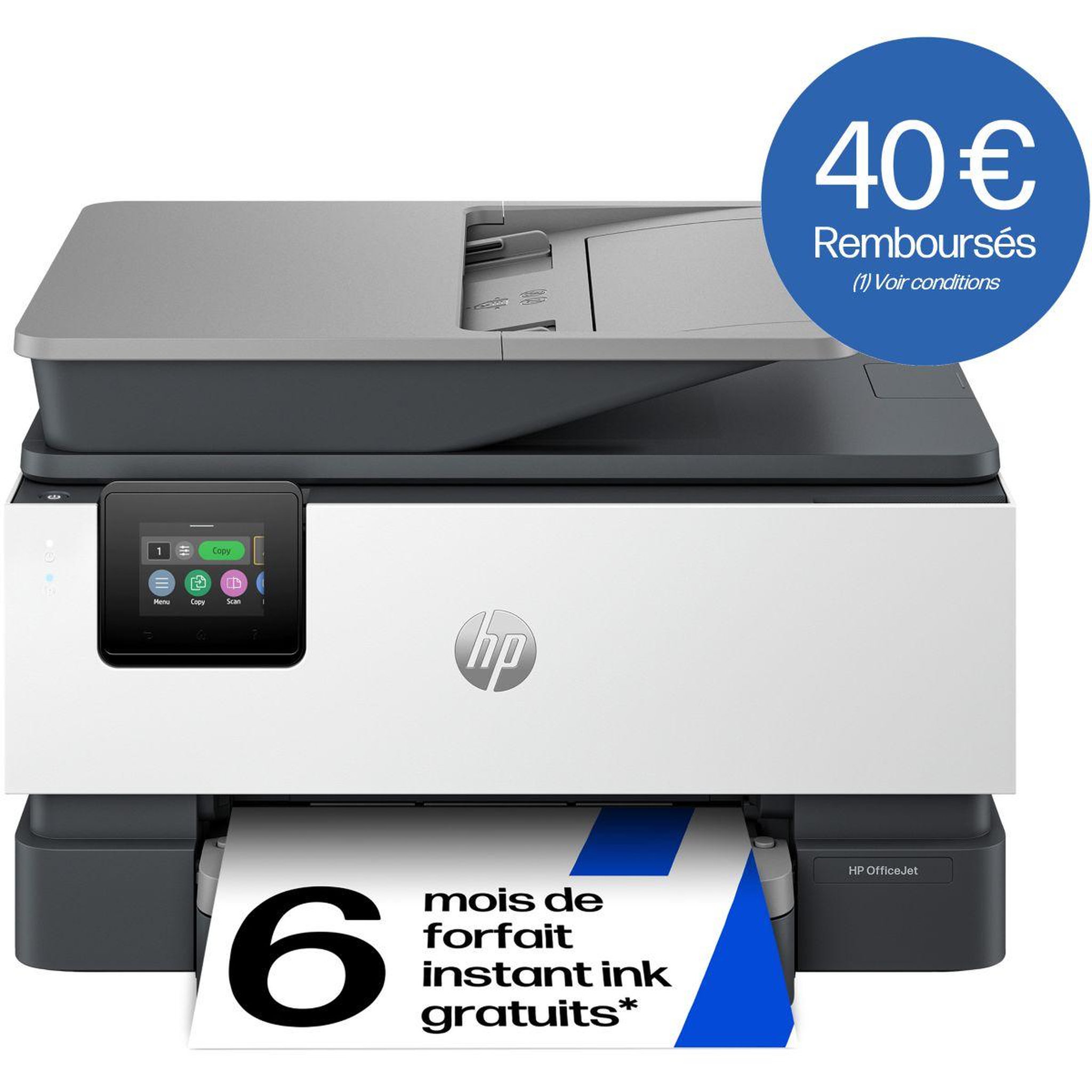 HP Imprimante jet d'encre officejet pro 9122e éligible instant ink