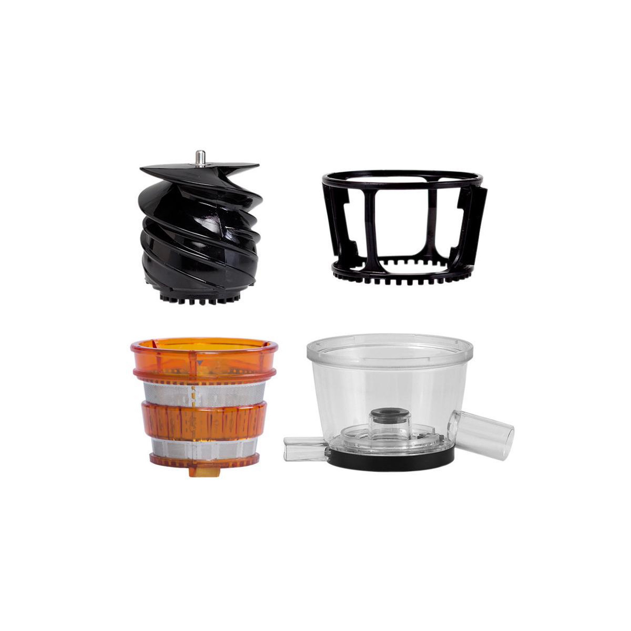 Voir la diapositive 3 : Rgv Rgv juice art new centrifugeuse lente 400 w noir, acier inoxydable