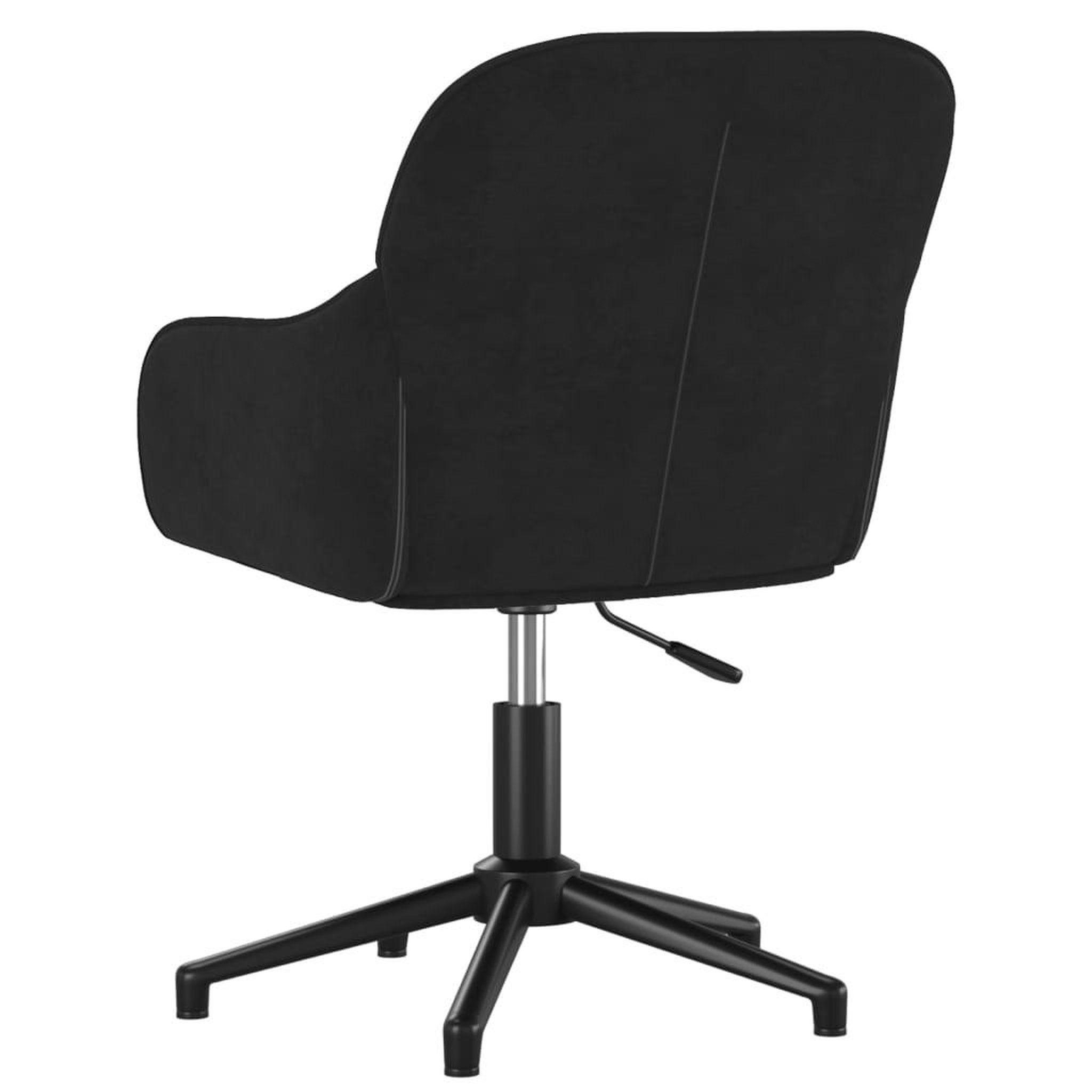 Voir la diapositive 5 : VIDAXL Chaise pivotante de bureau Noir Velours