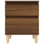 Voir la diapositive 5 : VIDAXL Table de chevet Chene marron 40x35x50 cm