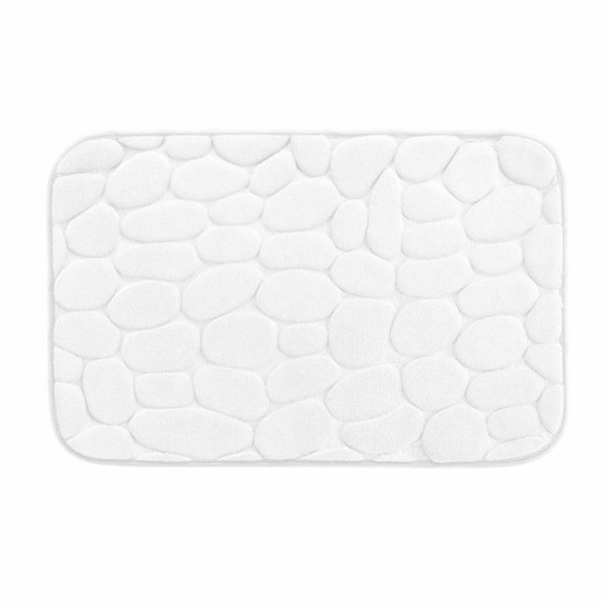 Paris Prix Tapis de Bain  Ricochet  50x80cm Blanc