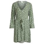 Vila Robe e À motifs Femme Vila Viviska. Coloris disponibles : Vert