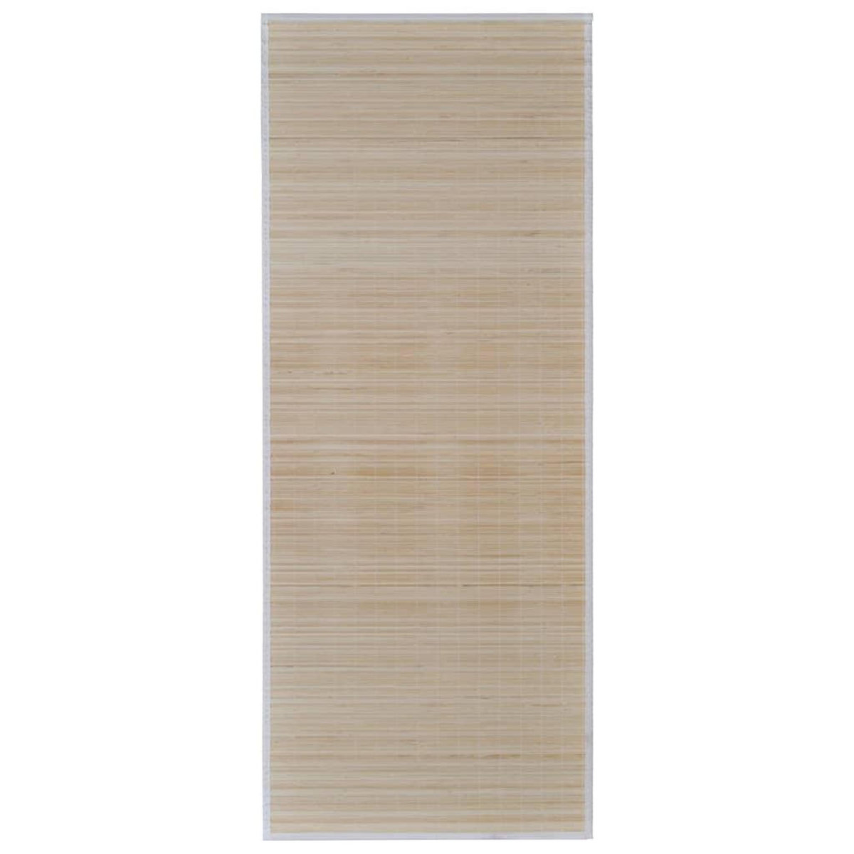 VIDAXL Tapis rectangulaires Bambou naturel 4 pcs 120x180 cm