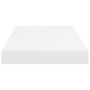 Voir la diapositive 5 : VIDAXL Etageres murales flottantes 2 pcs blanc 50x23x3,8 cm MDF