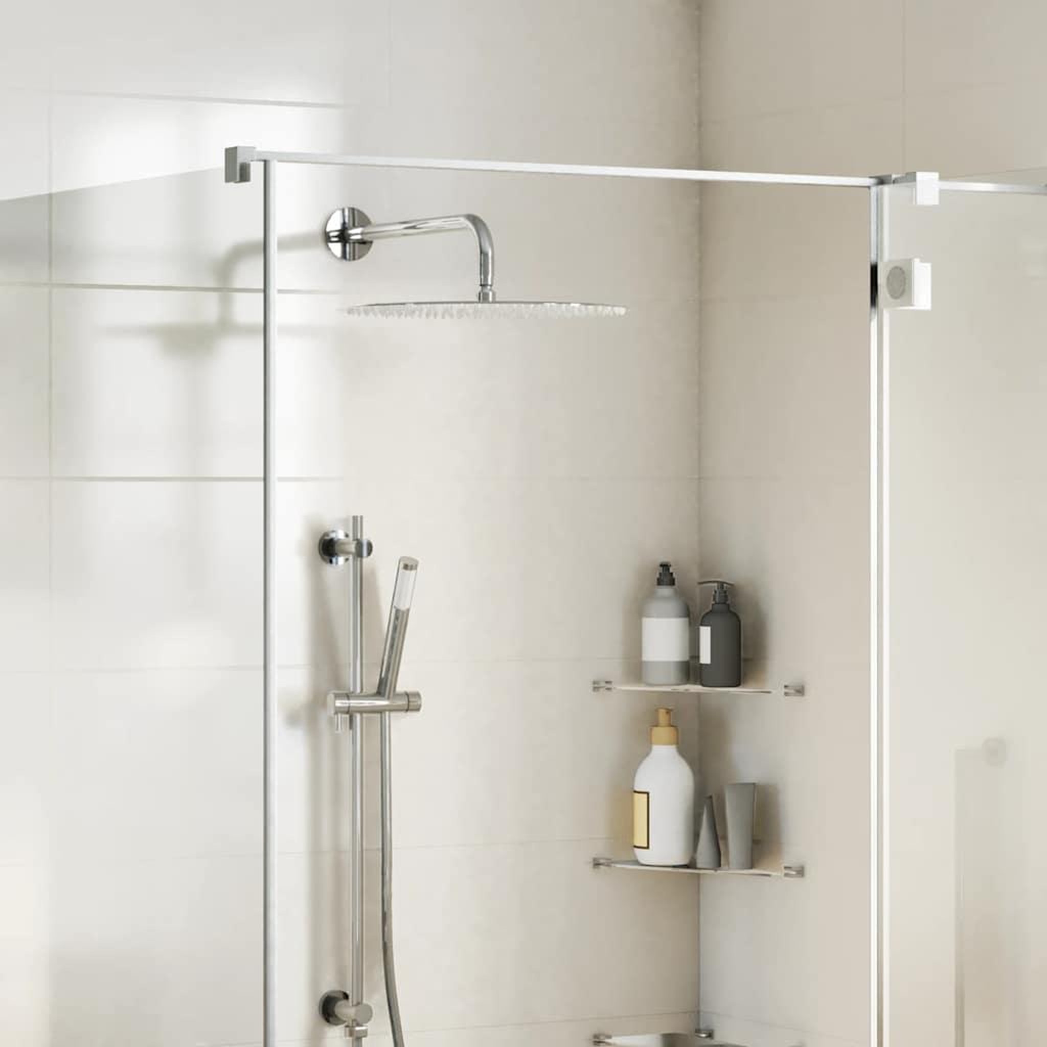 VIDAXL Pomme de douche pluie acier inoxydable 304 40 cm ronde