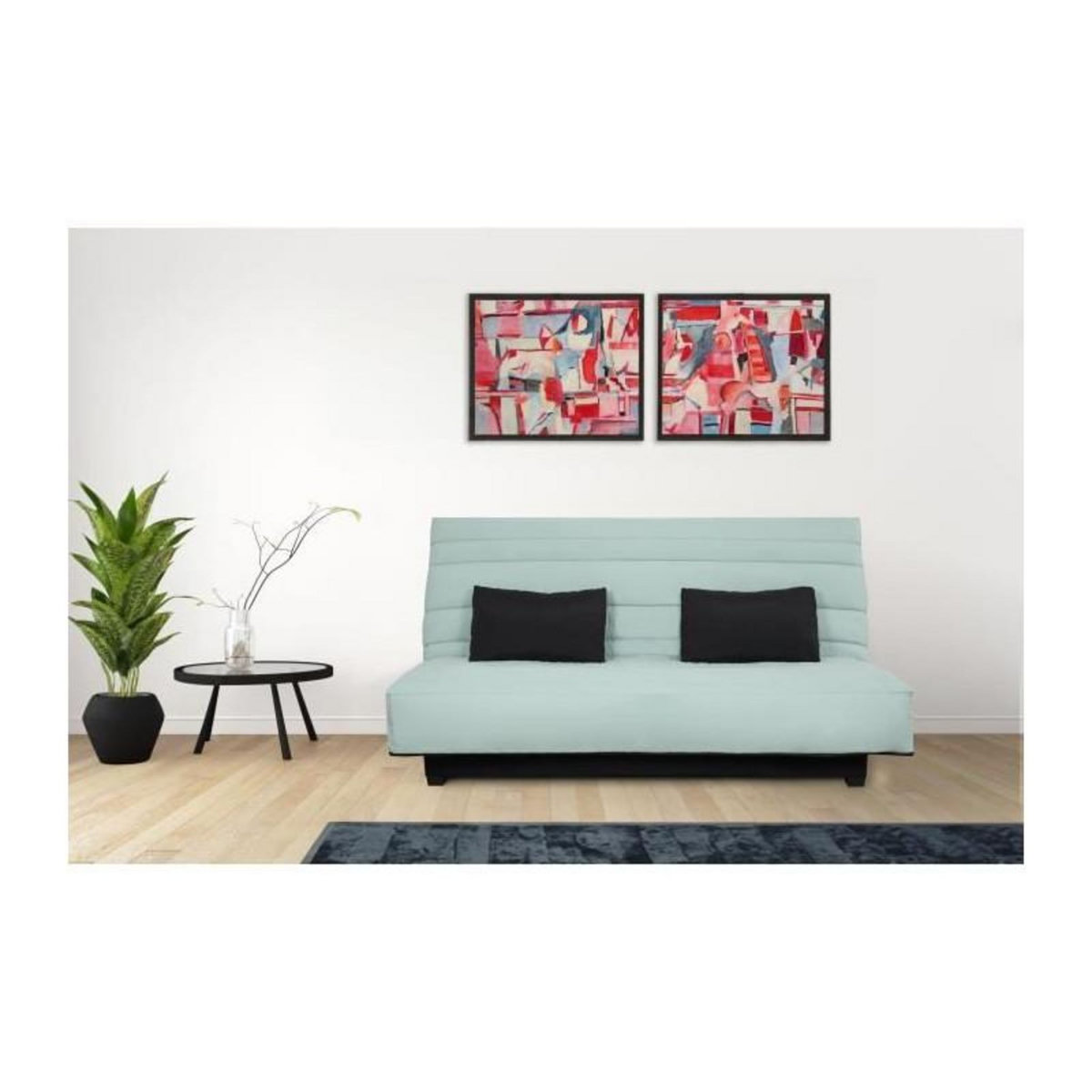 DUNLOPILLO DUNLOPILLO Banquette clic clac 2 places - Vert - ReVEUR