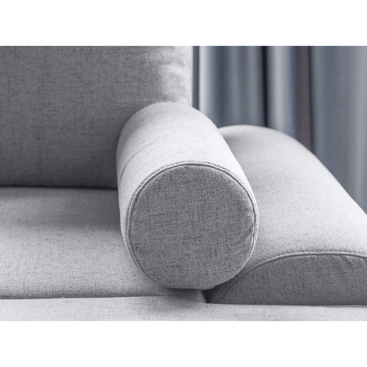 LISA DESIGN Onyx - canapé droit 2 places - en tissu mailles 3d