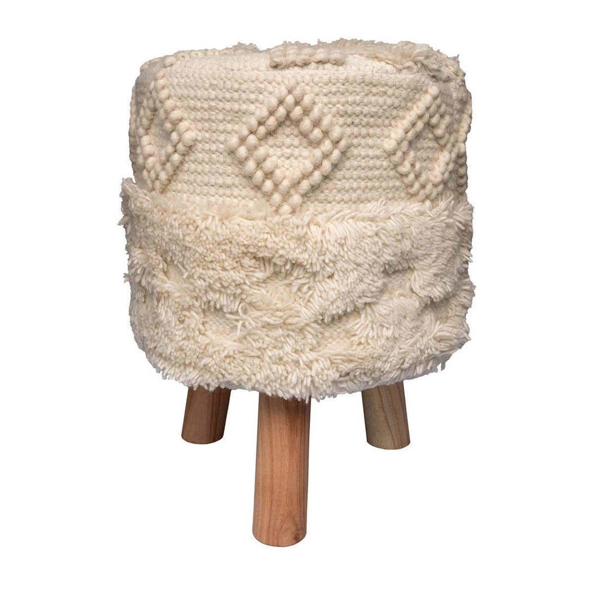 Paris Prix Tabouret bohème fait à la main  bohist  50cm naturel