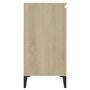 Voir la diapositive 6 : VIDAXL Buffet chêne sonoma 60x35x70 cm bois d ingénierie