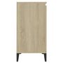 Voir la diapositive 6 : VIDAXL Buffet chêne sonoma 60x35x70 cm bois d ingénierie