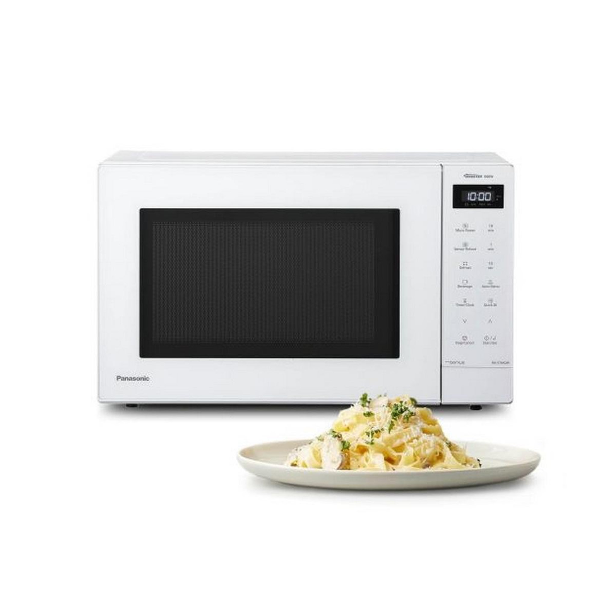 Voir la diapositive 2 : PANASONIC Micro ondes solo 32l 1000w blanc - nn-st64qwepg