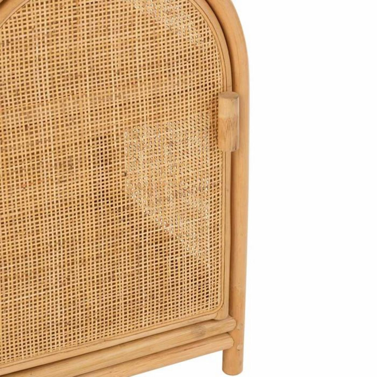 Paris Prix Étagère 1 Porte en Rotin  Ellen  60cm Naturel
