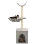 Voir la diapositive 2 : VIDAXL Arbre a chat avec griffoirs en sisal 105 cm Gris