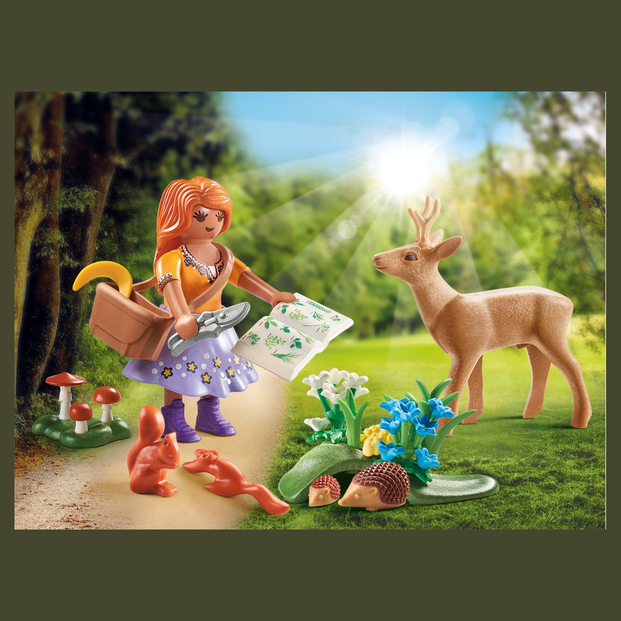 Voir la diapositive 2 : PLAYMOBIL 71188 Set cadeau herboriste