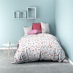 Les Ateliers du Linge Parure housse de couette 100% coton liberty. Coloris disponibles : Rose