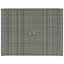 Voir la diapositive 4 : VIDAXL Armoire de rangement jardin Gris 100x55,5x80 cm Resine tressee