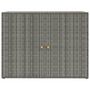 Voir la diapositive 4 : VIDAXL Armoire de rangement jardin Gris 100x55,5x80 cm Resine tressee