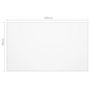 Voir la diapositive 6 : VIDAXL Protecteur de table transparent 100x60 cm 2 mm PVC