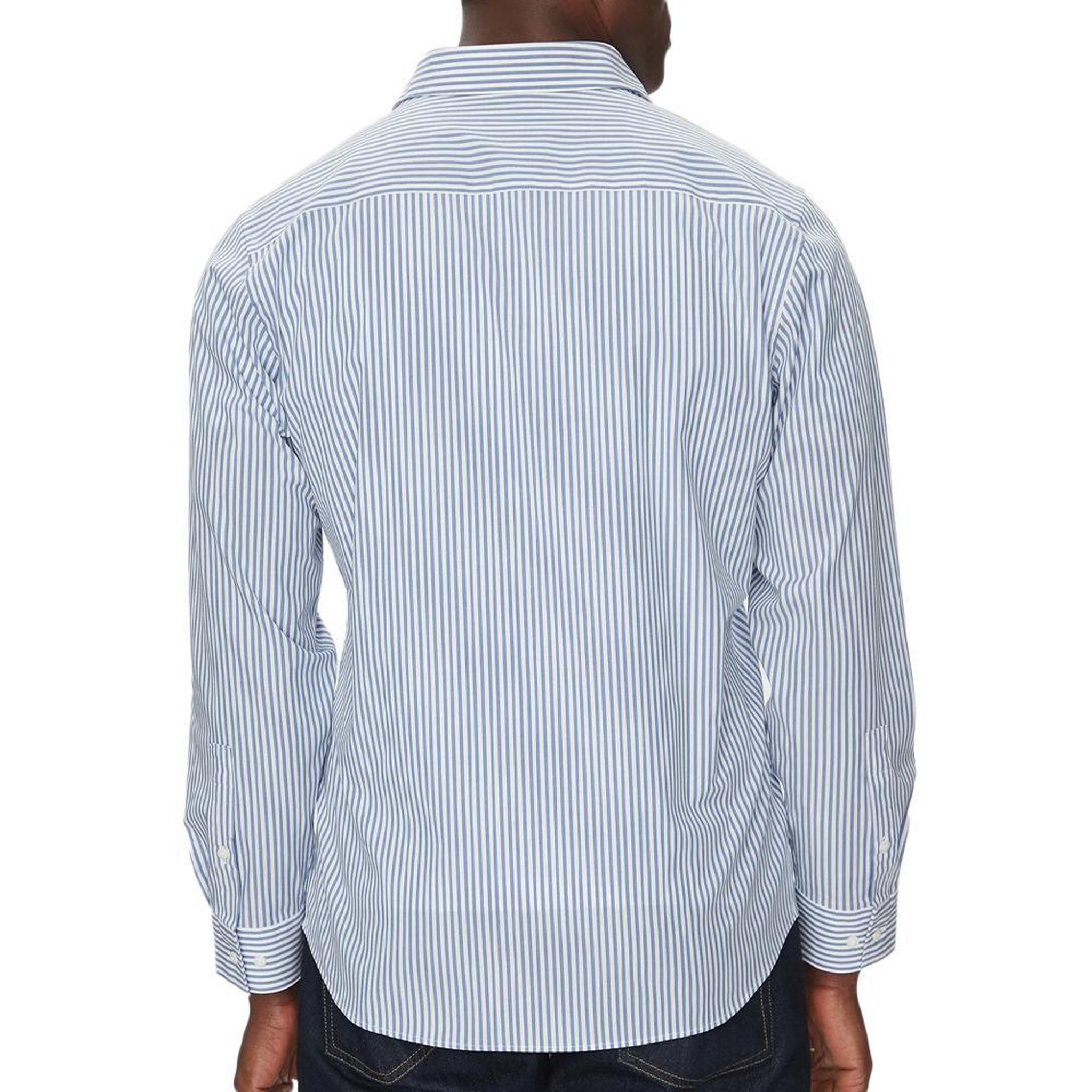 Voir la diapositive 2 : CALVIN KLEIN JEANS Chemise à Rayures Bleu Homme Calvin Klein Jeans Poplin Stripe