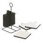 Voir la diapositive 2 : Paris Prix Lot de 6 Dessous de Verre  Tokyo  23cm Noir & Blanc
