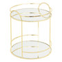 Voir la diapositive 1 : ATMOSPHERA Plateau Déco Miroir 2 Étages  Feel  24cm Or