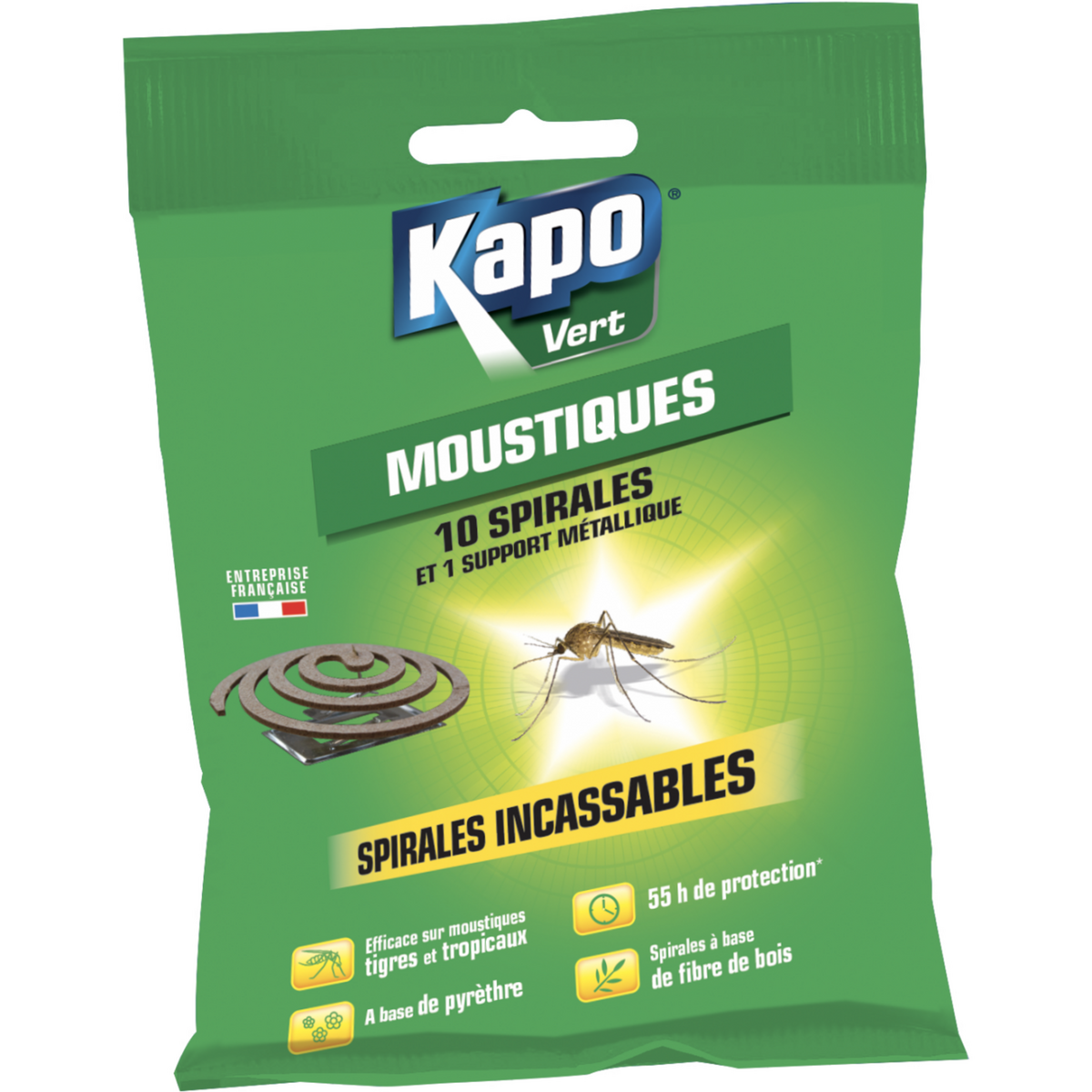 Kapo Insecticide fumigène tous insectes KAPO, 0.34 l pas cher