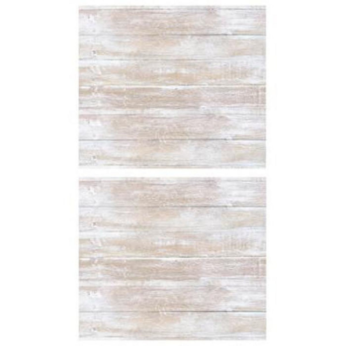 Stick'n Look Lot de 2 Stickers Muraux  Bois  70x80cm Blanc