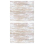 Stick'n Look Lot de 2 Stickers Muraux  Bois  70x80cm Blanc