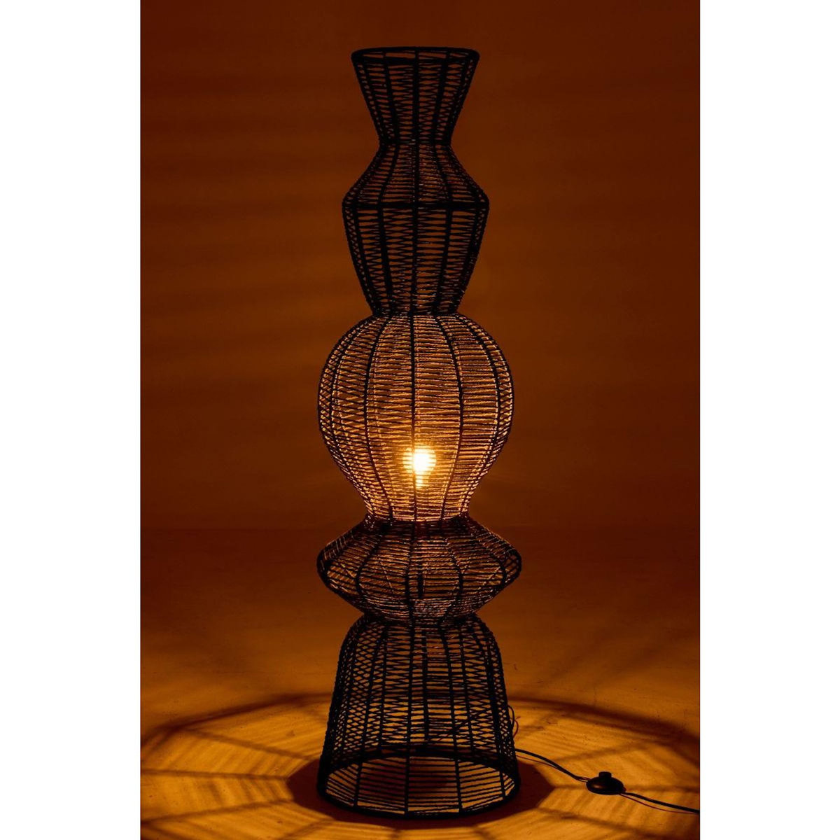 Paris Prix Lampadaire Design Corde  Saul  135cm Noir
