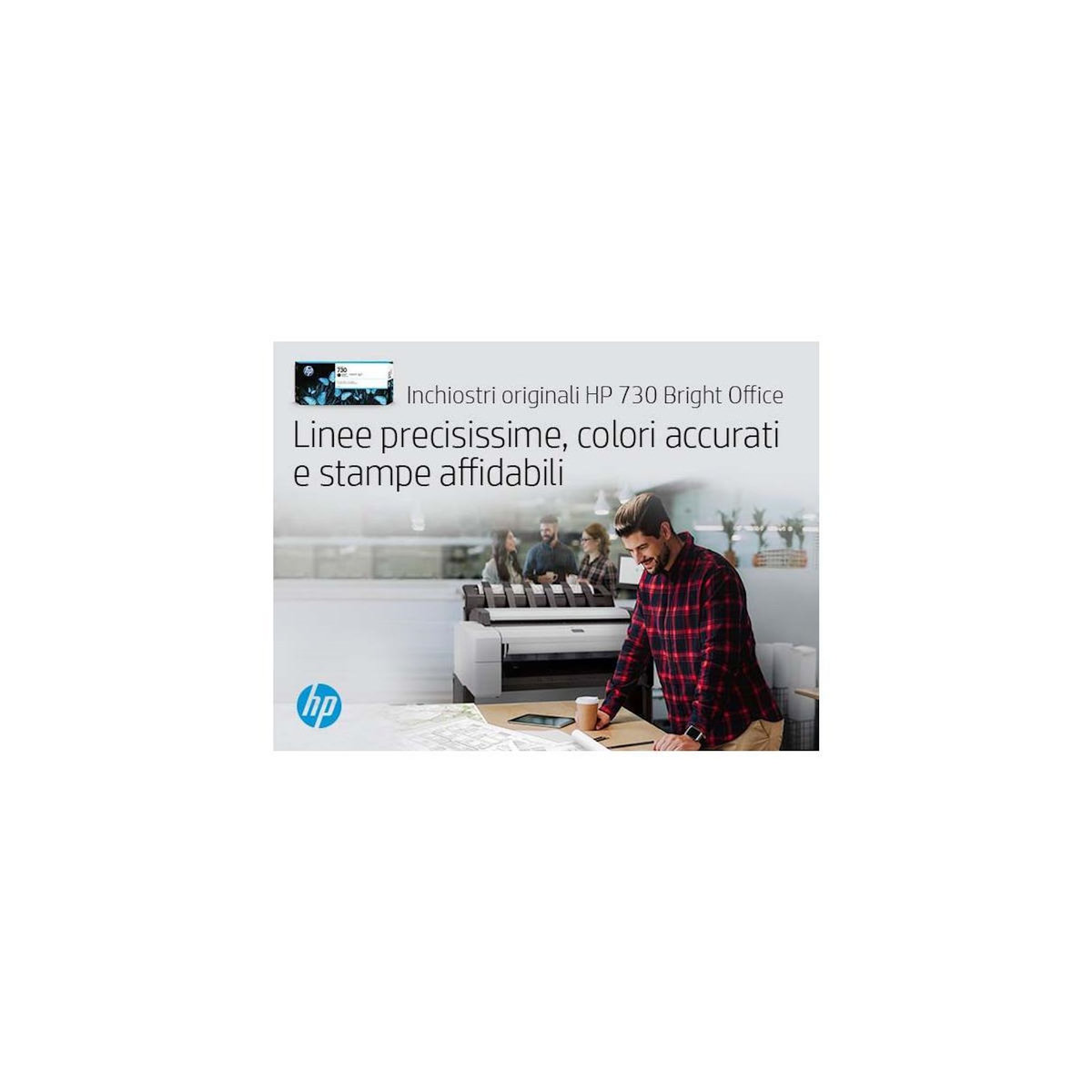 HP HP Ink No 730 HP730 HP 730 Photo Black Schwarz Cartridge (P2V73A)