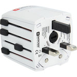 Skross Adaptateur de voyage universel Blanc