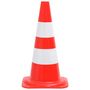 Voir la diapositive 5 : VIDAXL Ensemble de cones avec 10 m de chaîne Rouge et blanc