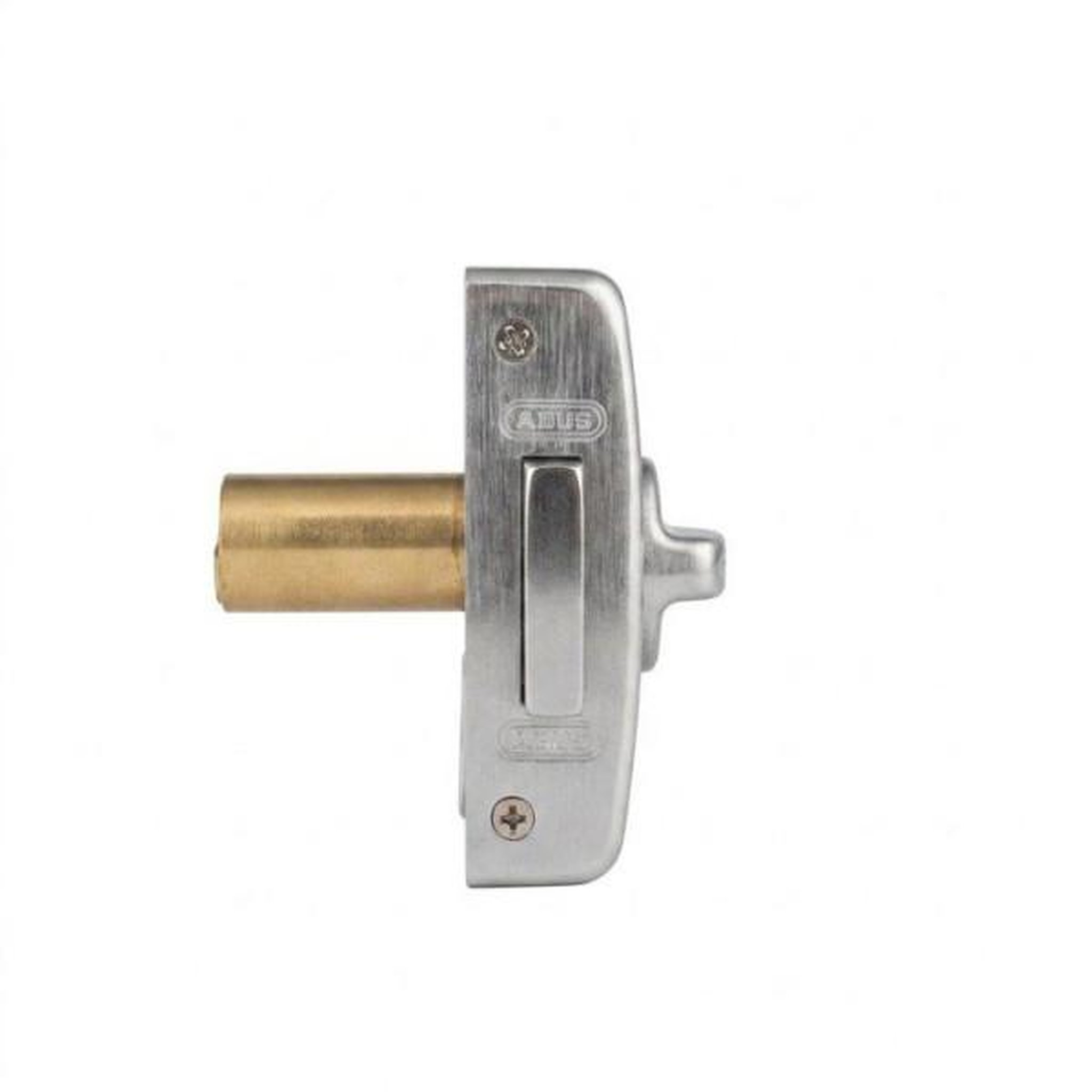 Voir la diapositive 5 : ABUS Verrou de porte - ABUS - V83 CB 40 F9 - a bouton - Acier brossé - Coffre acier