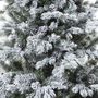 Voir la diapositive 2 : FEERIC LIGHT & CHRISTMAS Sapin de Noël Enneigé  Yukon  150cm Blanc