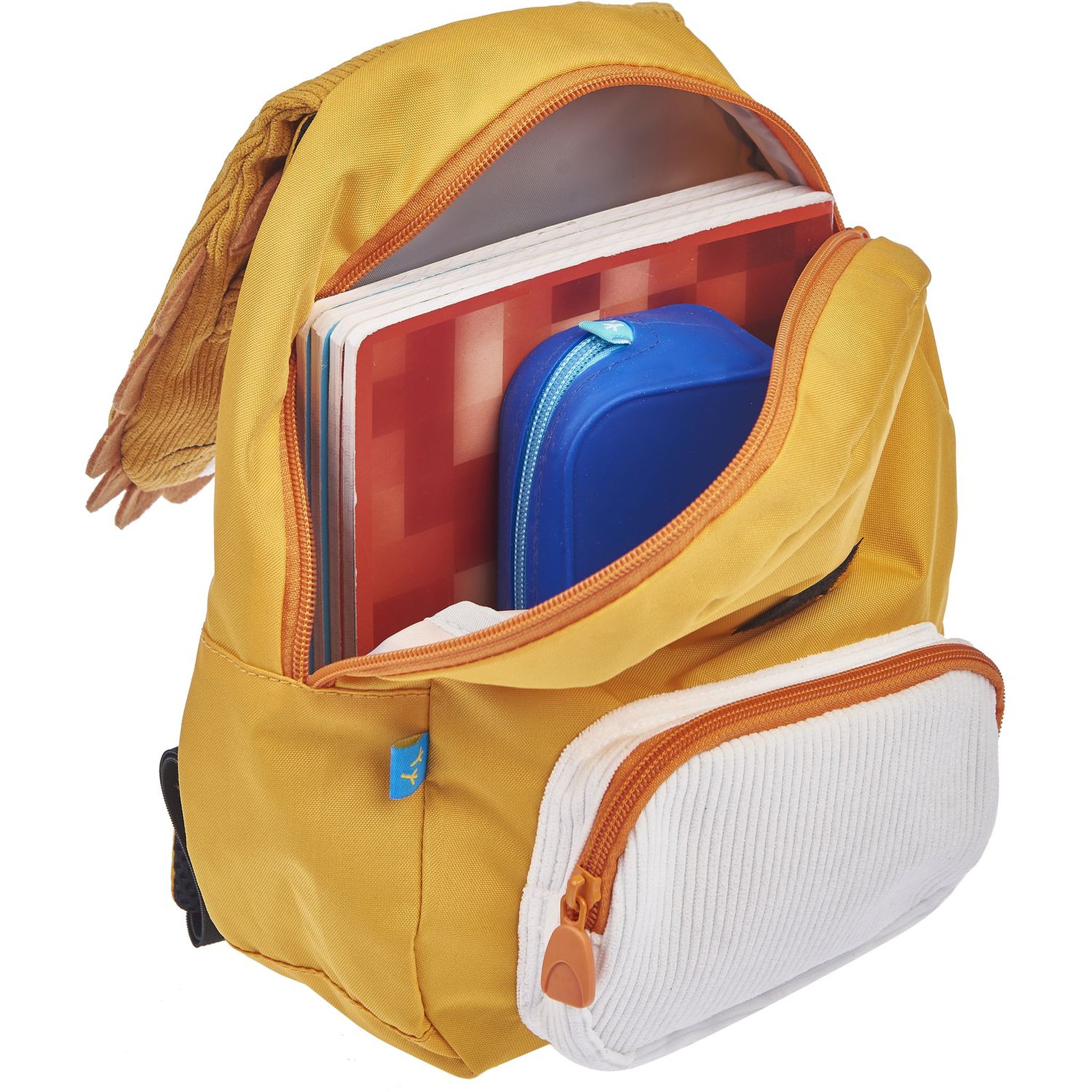 Voir la diapositive 5 : AUCHAN Sac maternelle marron lion