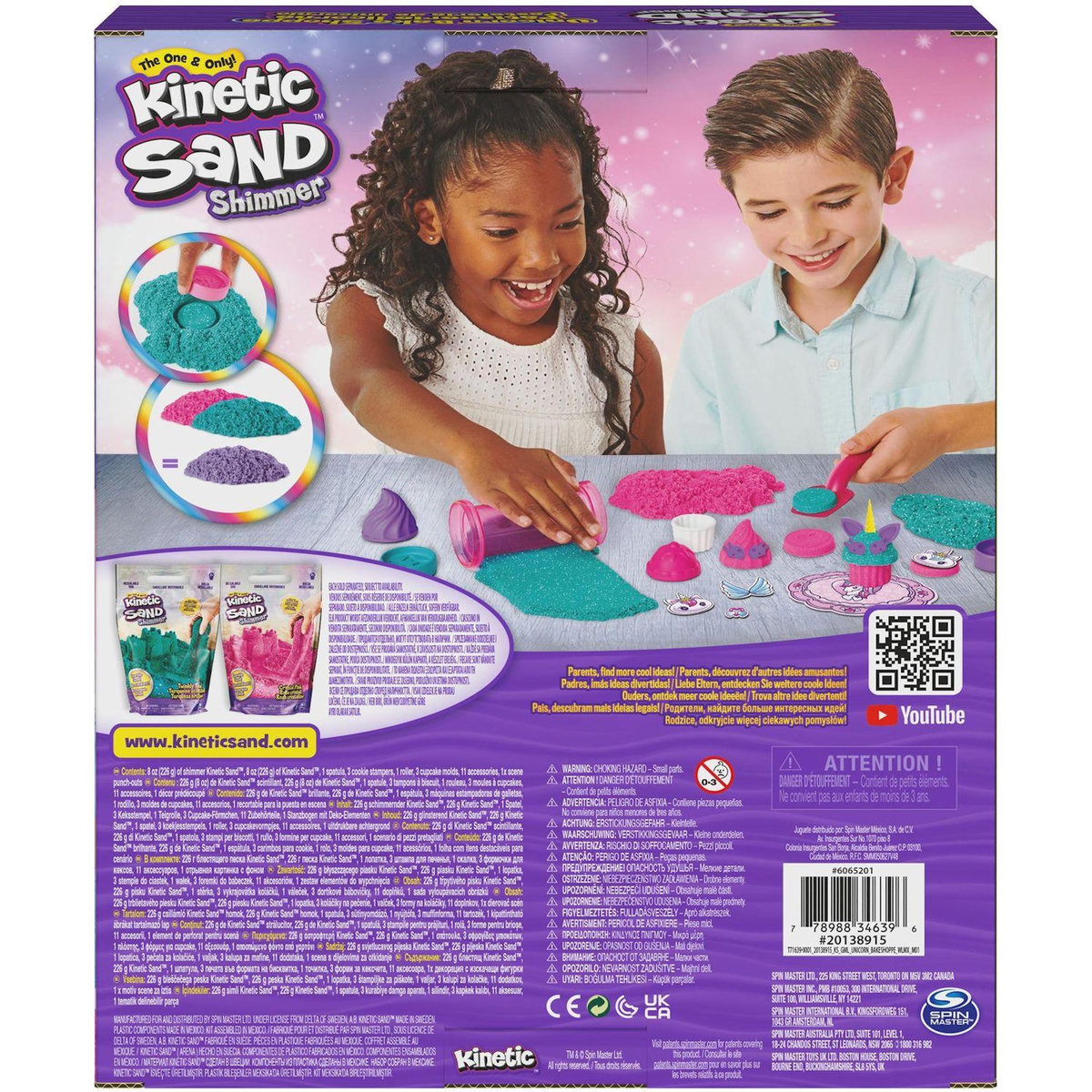 SPIN MASTER COFFRET PATISSERIE LICORNE 453 G Kinetic Sand
