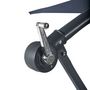 Voir la diapositive 5 : GARDENSTAR Parasol déporté rond D3 x H2.45 m gris bleuté  LEA