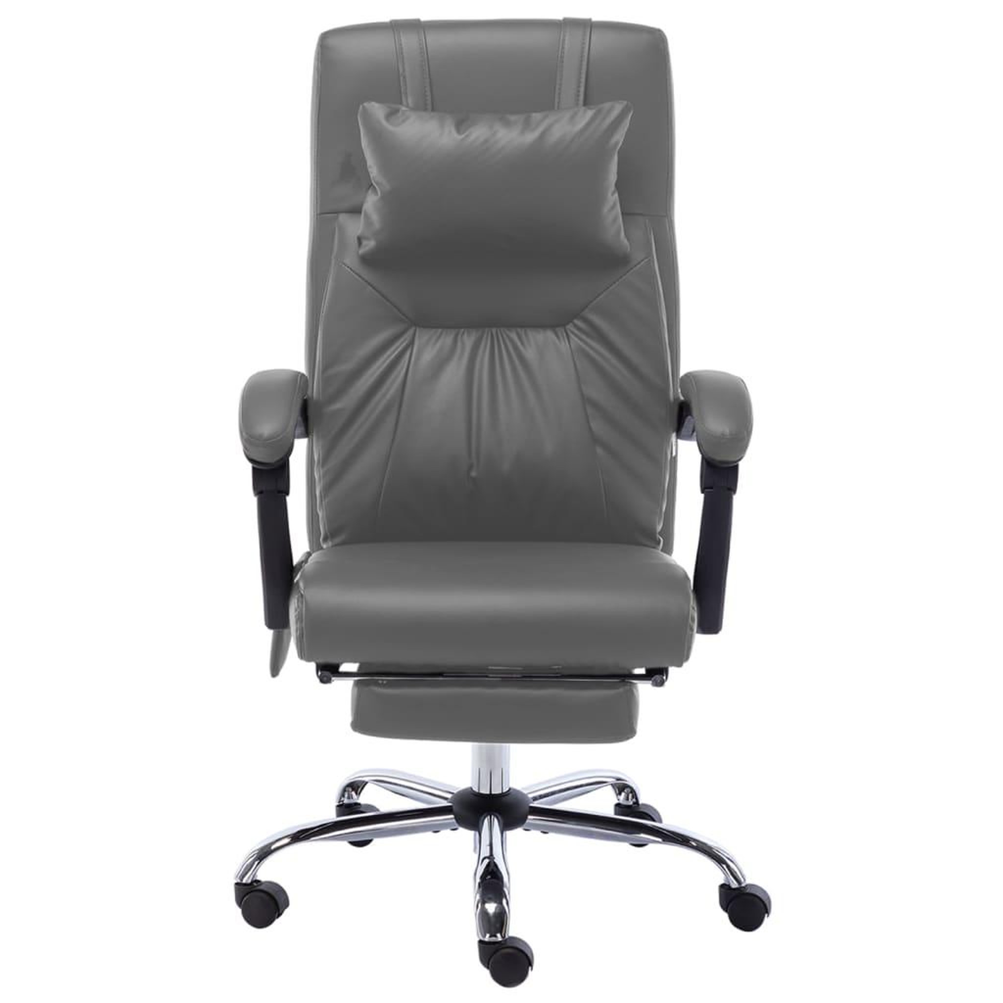 Voir la diapositive 2 : VIDAXL Chaise de bureau de massage Anthracite Similicuir