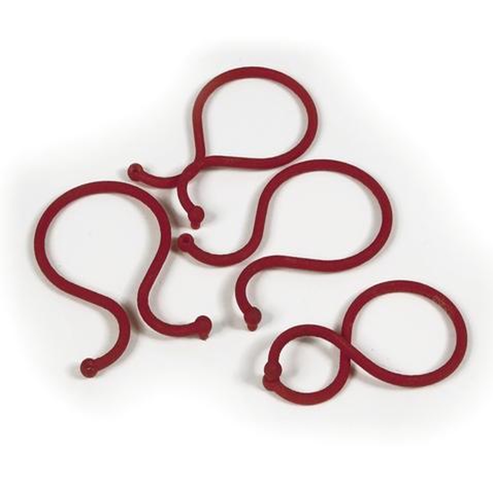 Nortene 25 clips spécial tomates - Rouge - 6,2cm