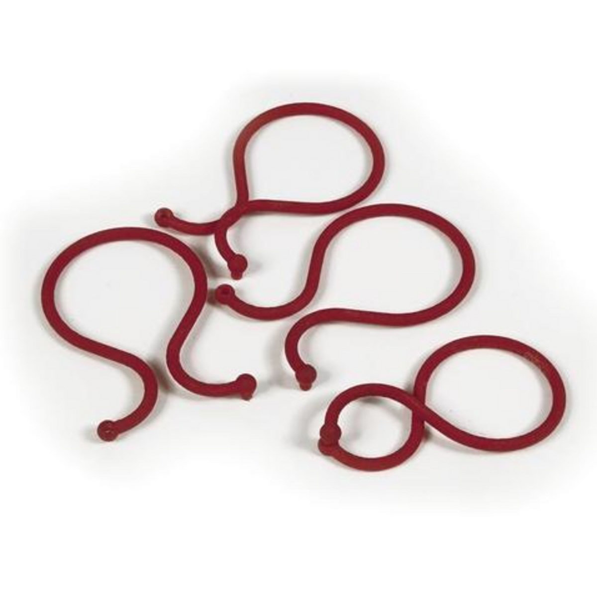 Nortene 25 clips spécial tomates - Rouge - 6,2cm
