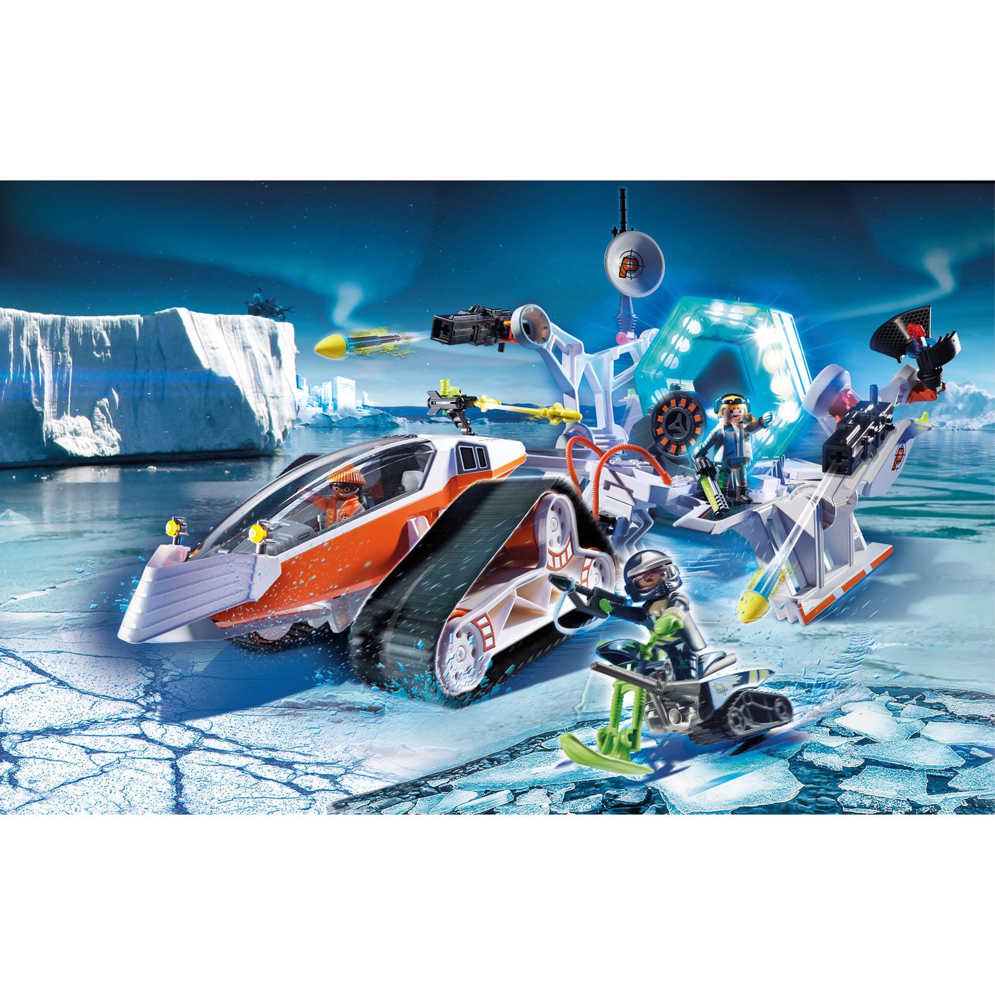 Voir la diapositive 2 : PLAYMOBIL 70230 Top agents - Equipe Véhicule de commande de la Spy