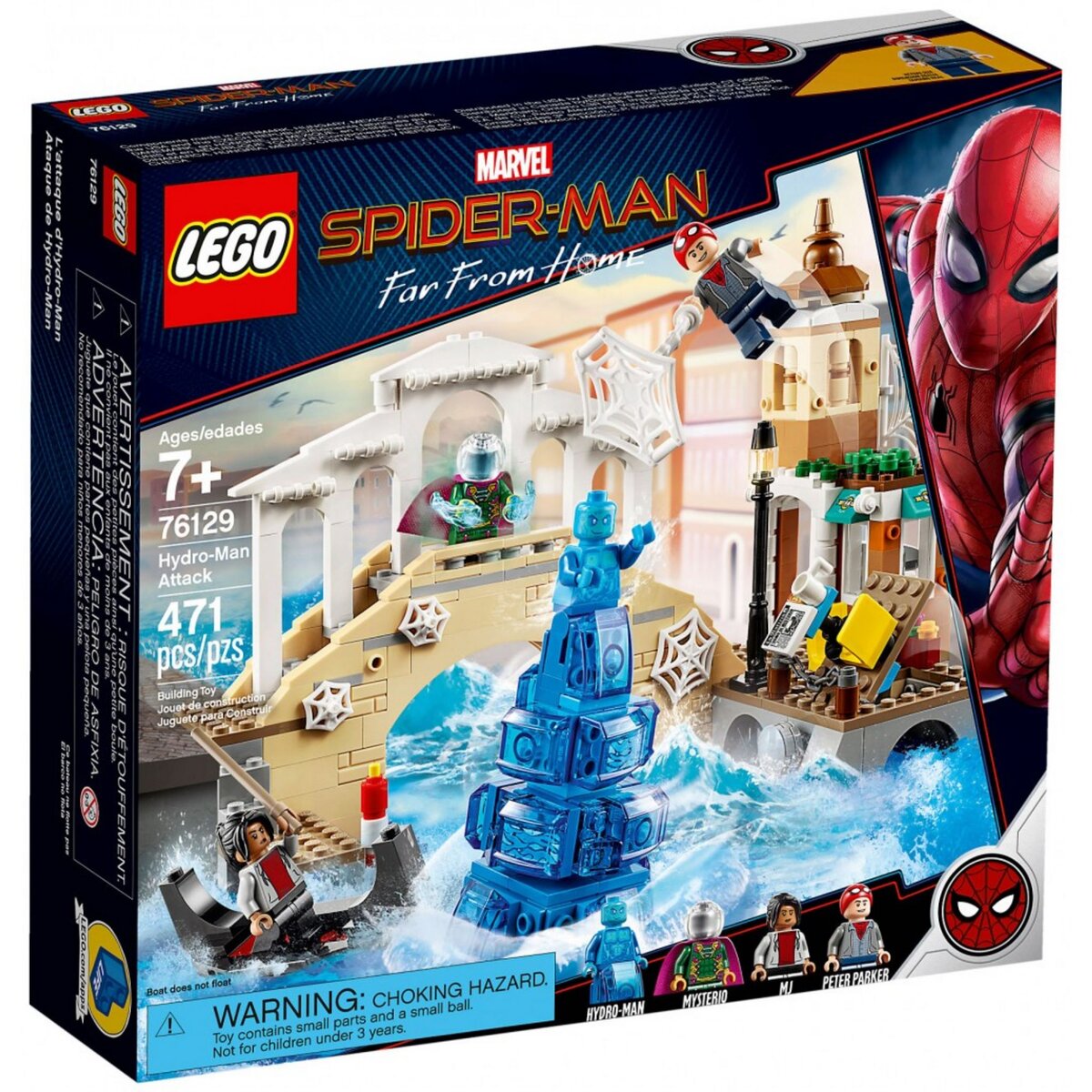 LEGO Marvel 76129 - Spider Man et l'attaque d'Hydro-Man