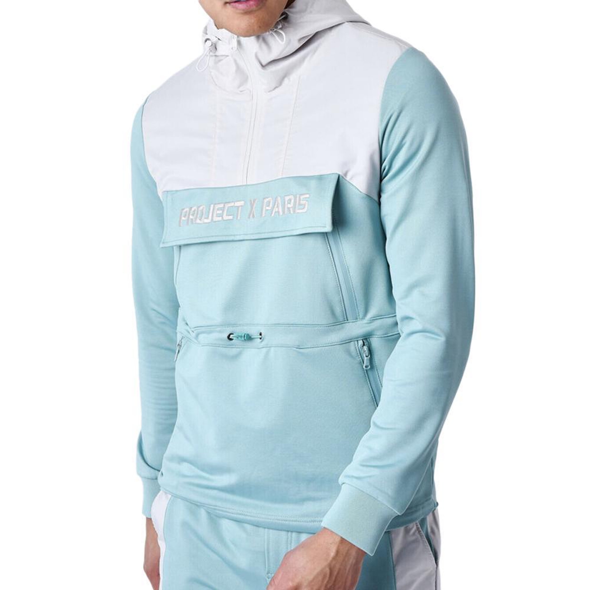 Voir la diapositive 2 : Project X Sweat à Capuche Blanc/ Homme Project X Paris Bicolore