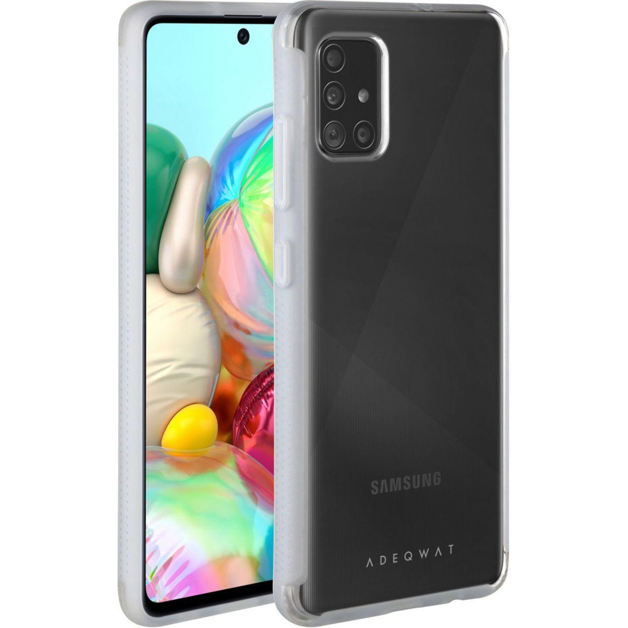 ADEQWAT Coque samsung a71 antichoc transparent