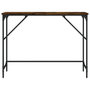 Voir la diapositive 4 : VIDAXL Table console chene fume 100x32x75 cm bois d'ingenierie