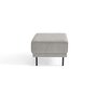 Voir la diapositive 3 : LISA DESIGN Charlie - pouf - pieds hauts - en velours côtelé