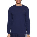 Lacoste T Shirt Manches longues  Mixte Lacoste TH3662. Coloris disponibles : Bleu