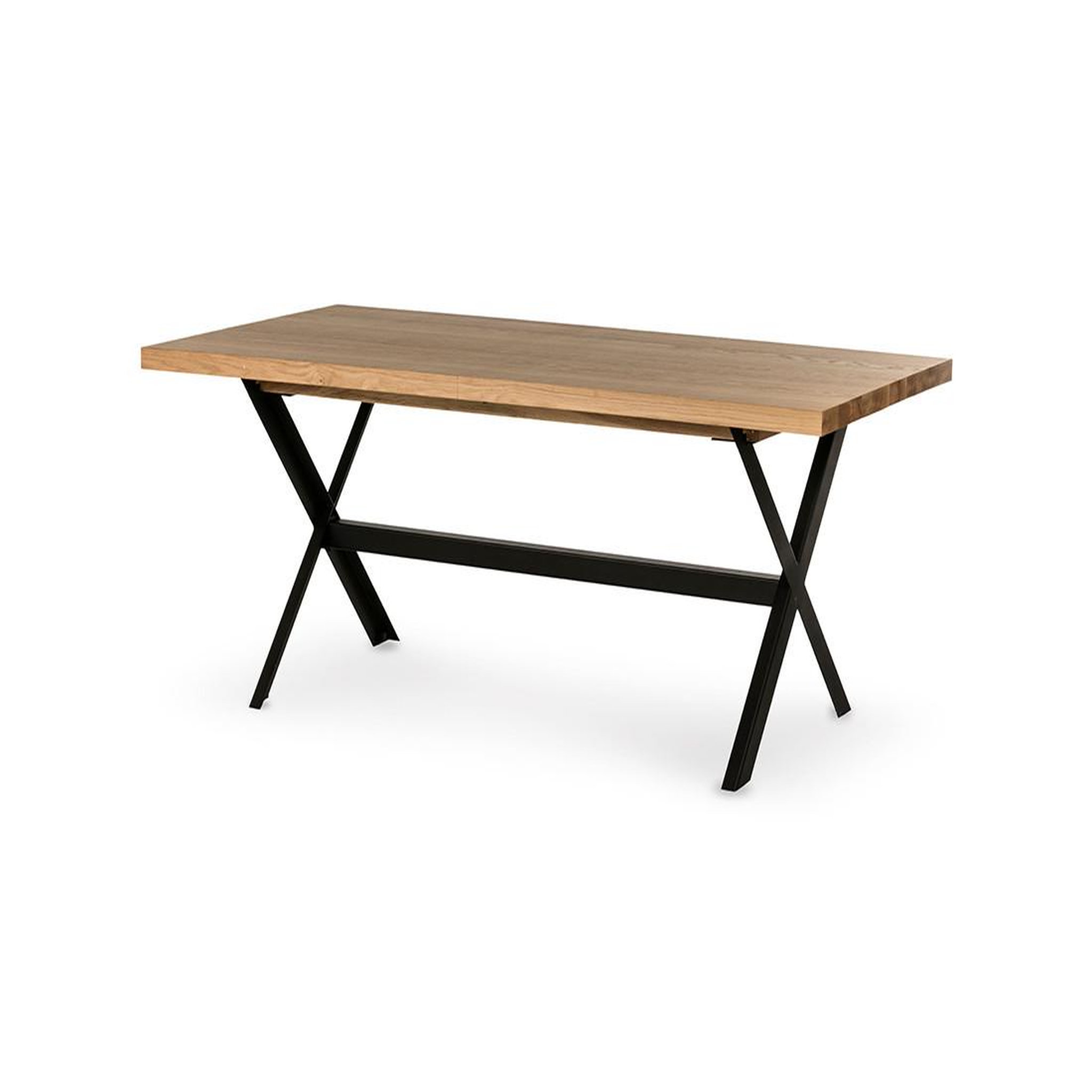 Voir la diapositive 1 : LISA DESIGN Giocoso - table à manger extensible - effet bois et métal - 4 à 10 personnes