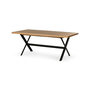 Voir la diapositive 1 : LISA DESIGN Giocoso - table à manger extensible - effet bois et métal - 4 à 10 personnes